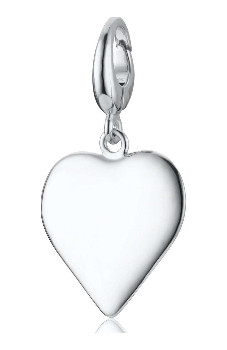 Lily Charmed Silver Heart Charm