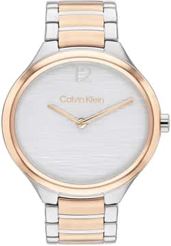 Calvin Klein ساعة كلفن كلاين كوارتز ستانلس ستيل للنساء 25100049