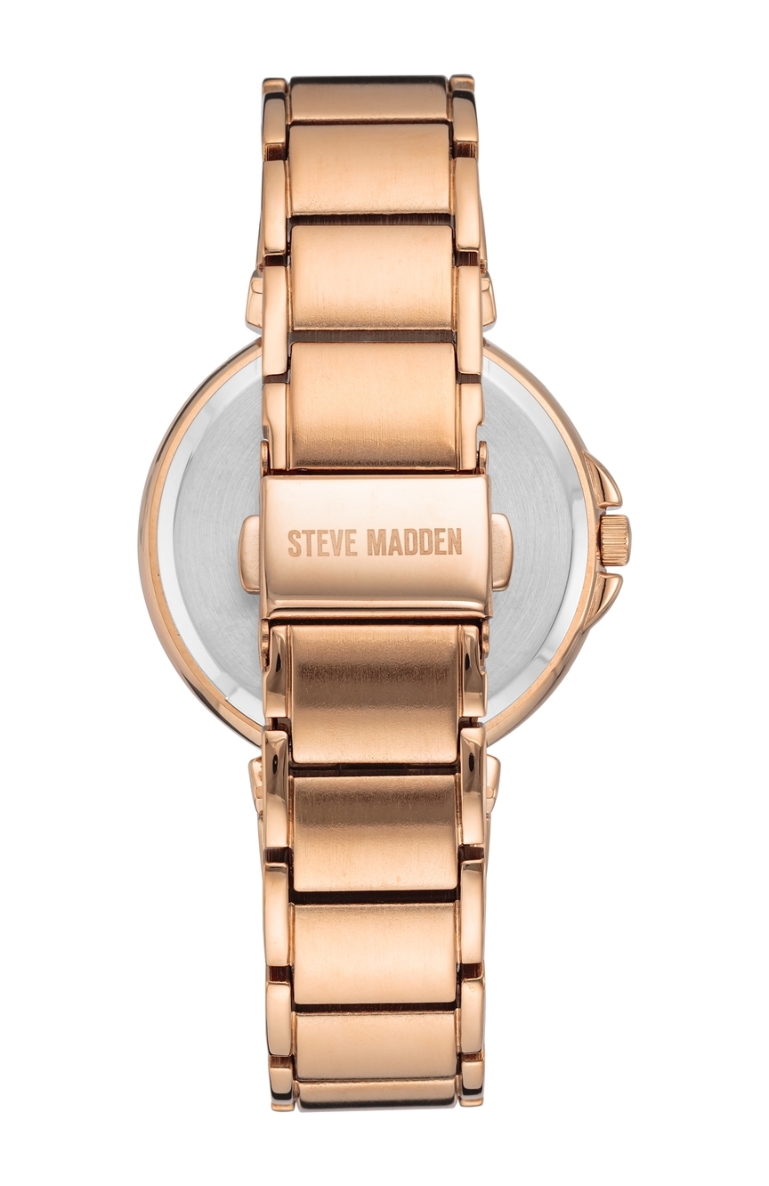 Steve Madden Men Analog Brass Watch