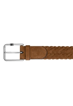 Montblanc 35 mm Belt in Suede with Square Meisterstuck Buckle L