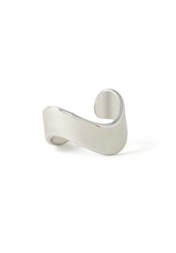 YParis Wavy Silver Earcuff