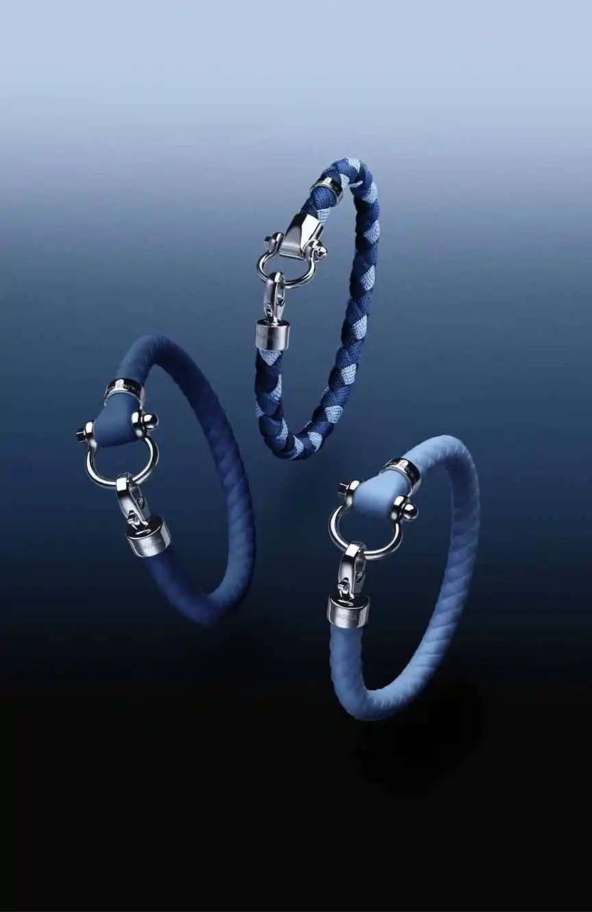 OMEGA BRACELET RUBBER STAINLESS STEEL