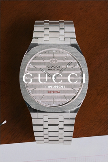 Gucci top clear watch