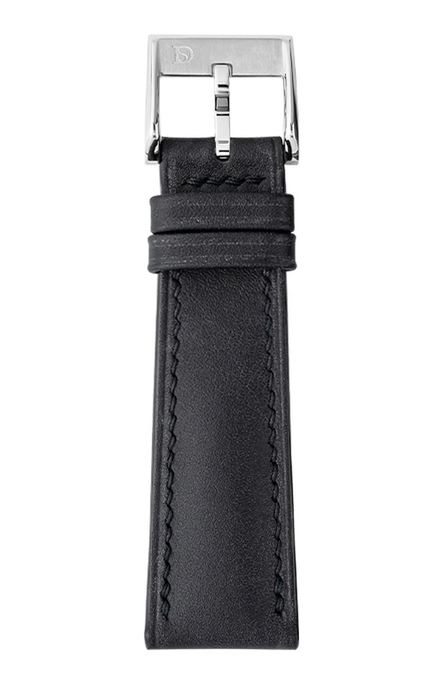 Delugs Leather - Black Baranil Signature Strap | RivoliShop.com