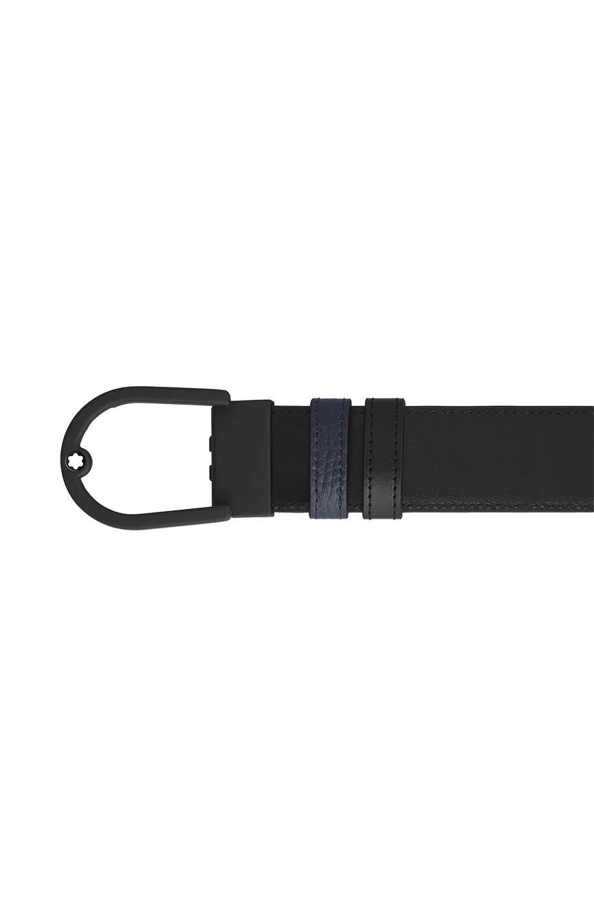 Montblanc Horseshoe 35 mm Reversible Belt in Grain Leather
