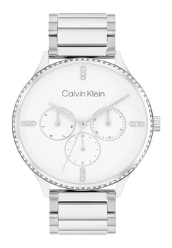 Calvin Klein ساعة كلفن كلاين دريس كوارتز ستانلس ستيل للنساء 25200373