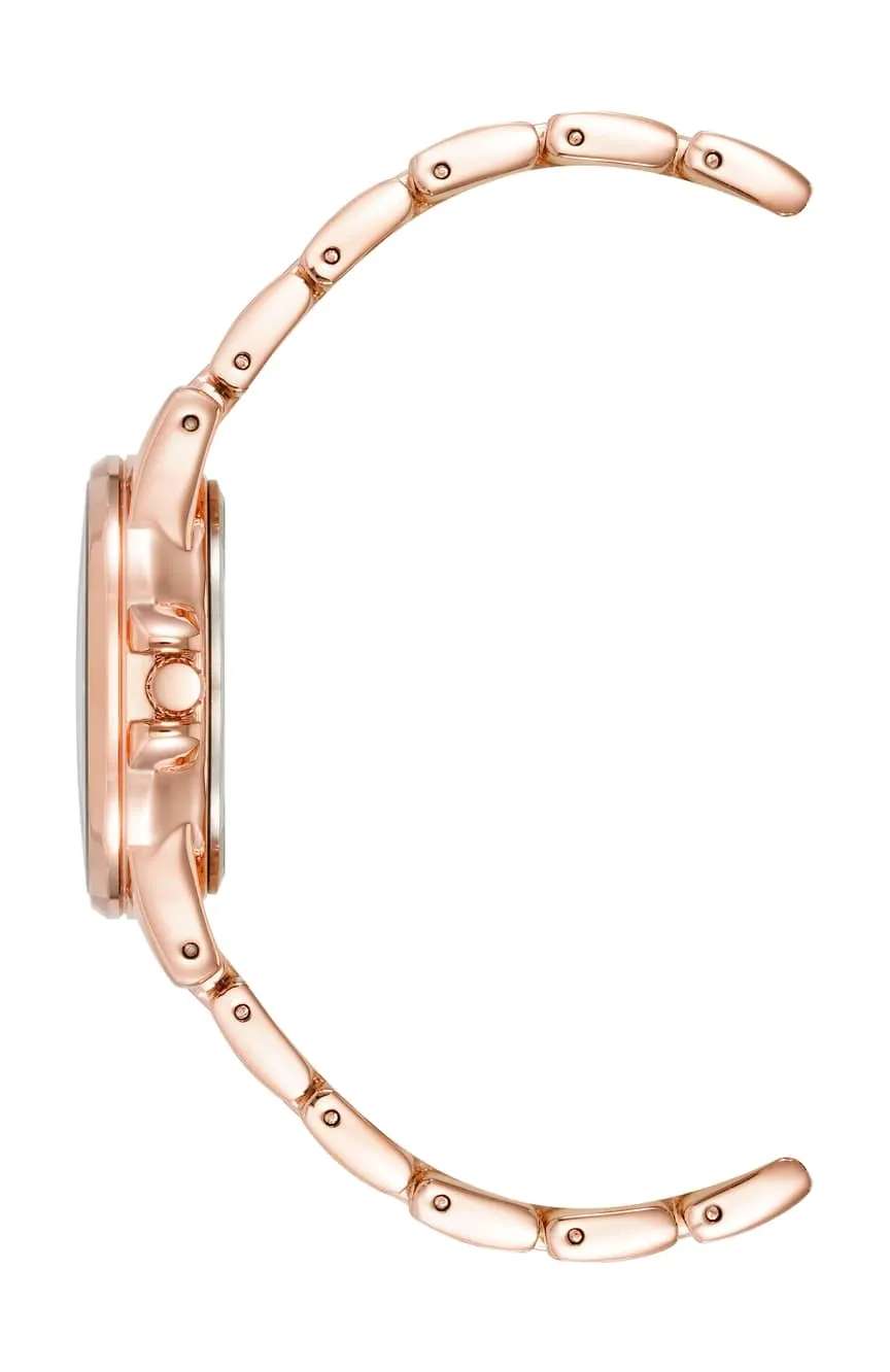 آن كلاين ساعة انالوج بسوار معدني للنساء