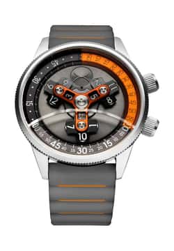 Xeric Vendetta II Automatic Wandering Hour Gray Orange