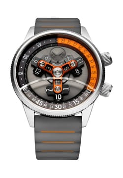 Xeric Vendetta II Automatic Wandering Hour Gray Orange
