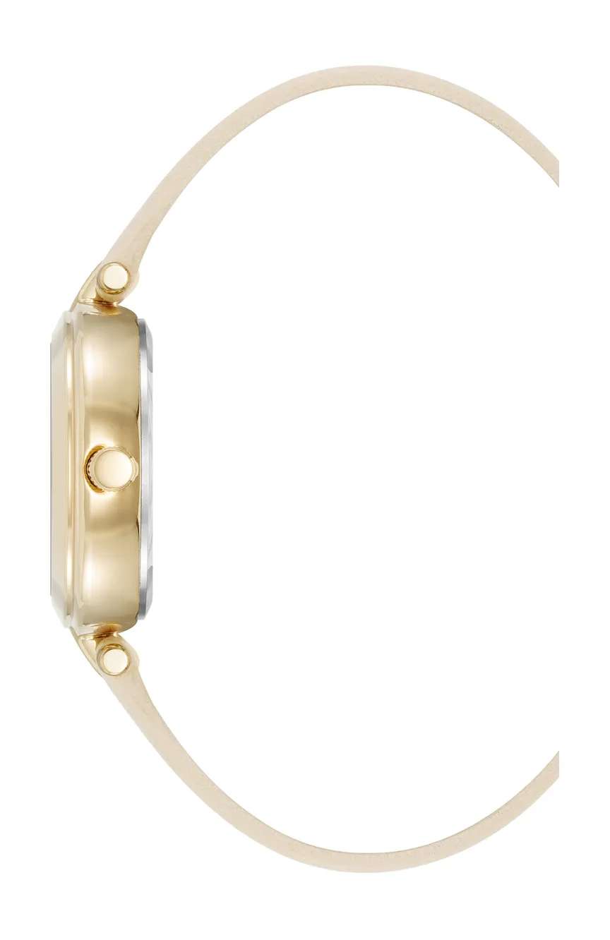 آن كلاين ساعة انالوج بسوار جلدي للنساء