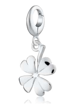 Lily Charmed Silver Four Leaf Clover Charm
