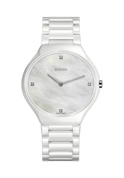 Rado Unisex's True Thinline Quartz Diamonds