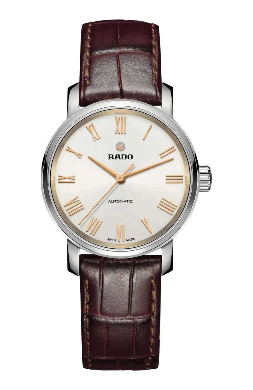Rado DiaMaster White Dial Automatic Ladies Watch