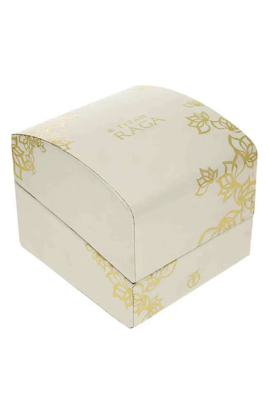 Titan Rose Gold Dial Quartz Analog with Date Watch for Women