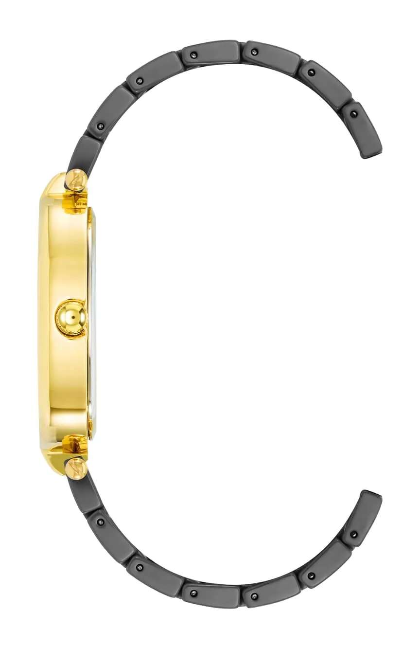 آن كلاين ساعة انالوج بسوار سيراميكي للنساء