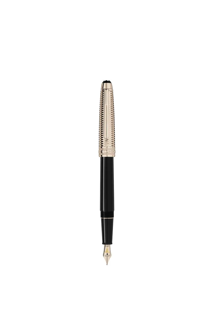 

Montblanc | Meisterstuck Doue Geometry Champagne Gold-Coated Classique Fountain Pen