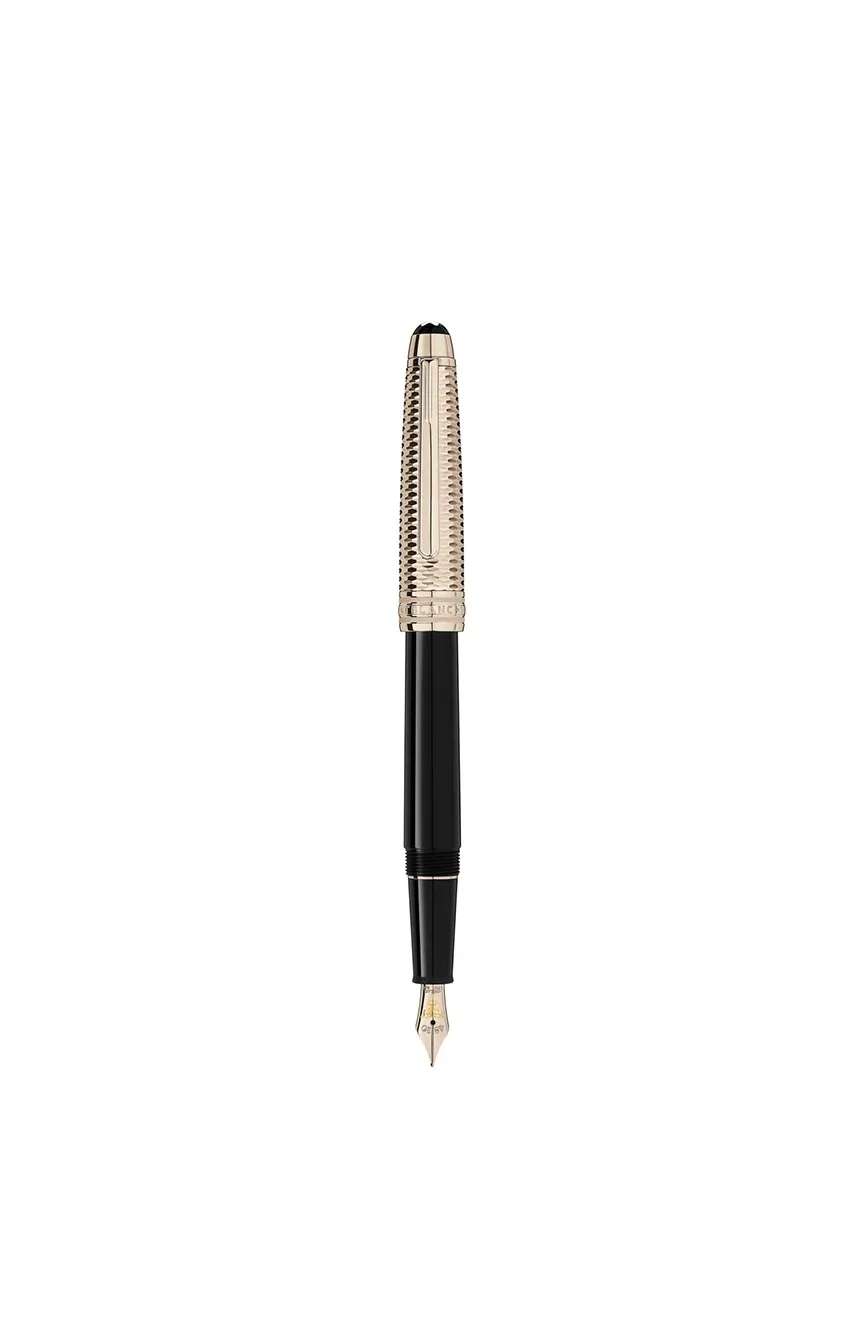 Montblanc Meisterstuck Doue Geometry Signature Gold Classique Fountain Pen