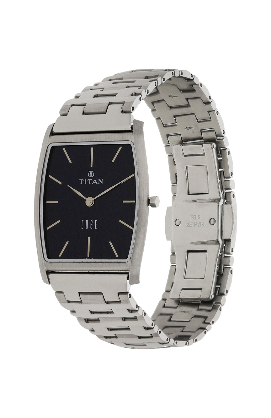 Titan edge hot sale steel watches