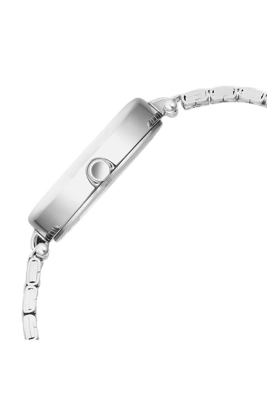 Titan Karishma Quartz Analog Beige Dial Silver Stainless Steel Strap Watch For Women