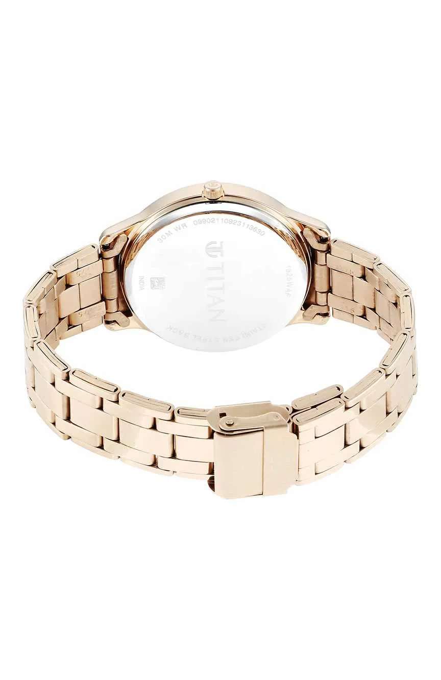 Titan Yin & Yang Light Champange Dial Analog Stainless steel Strap Watch for Men