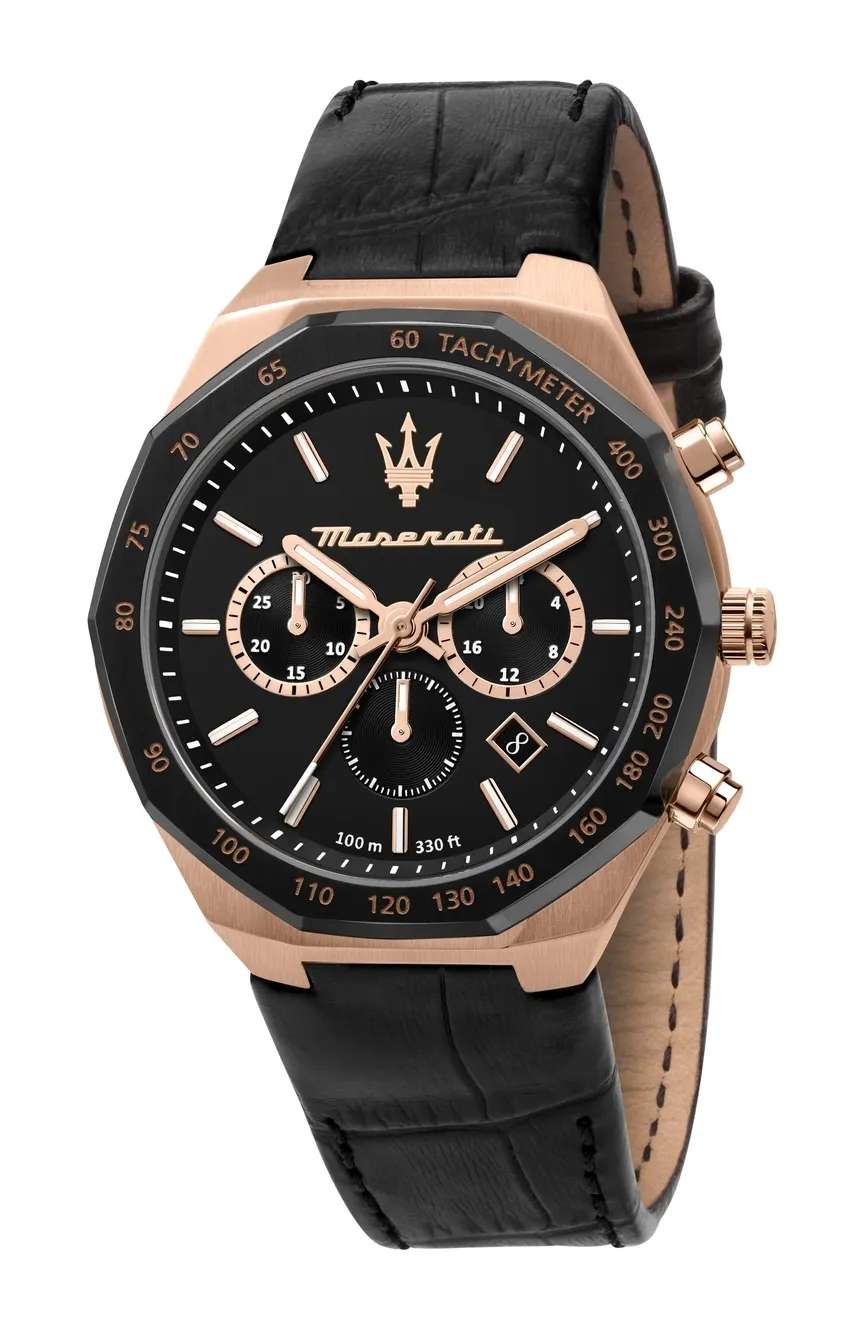 MASERATI Men Analog Leather Watch