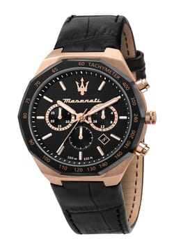 MASERATI Men Analog Leather Watch