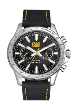 Cat Men Quartz Leather Watch