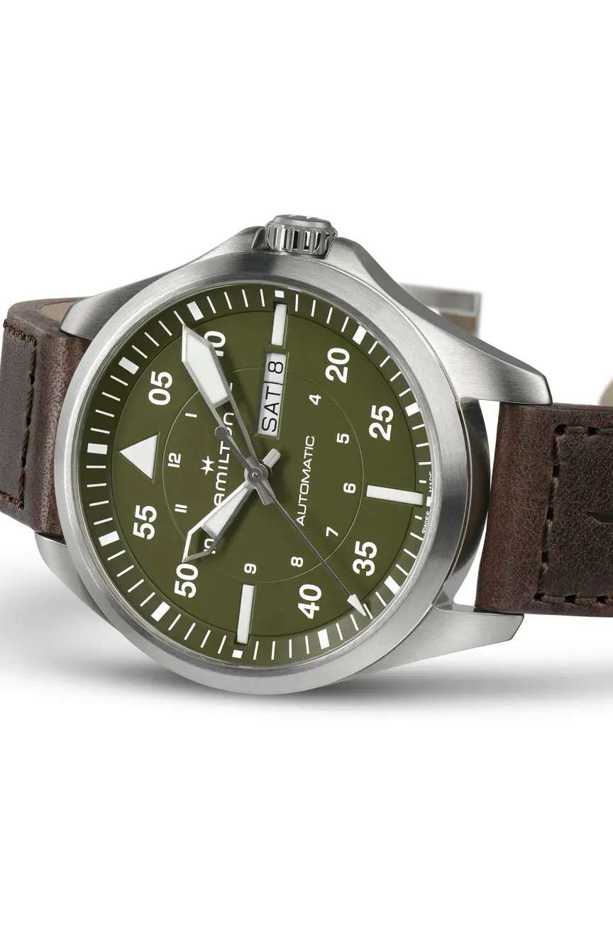 Hamilton Khaki Pilot DD A42-gn-l-br
