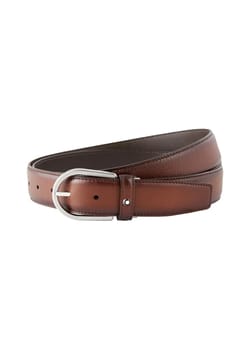 Montblanc Black and Brown 35 MM Reversible Leather Belt
