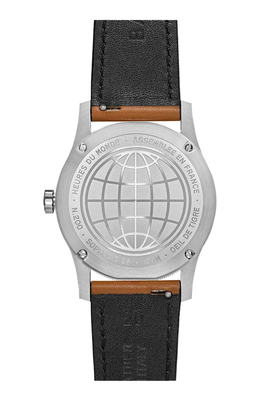 بالتيك Heures du Monde Worldtimer - Tiger Eye