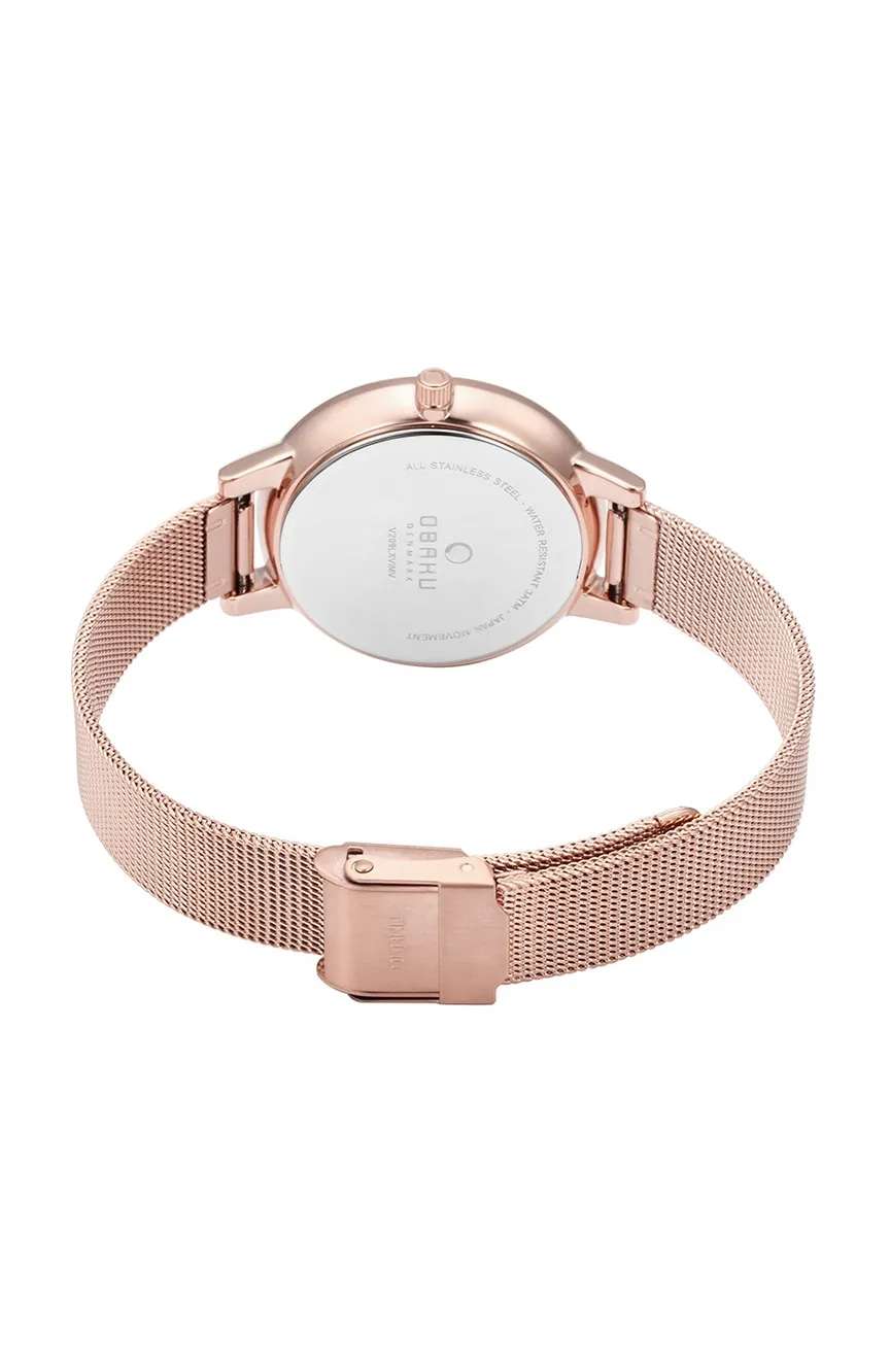 Obaku Women Analog Stainless Steel Watch
