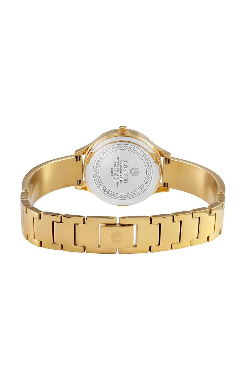 Lordson Ladies Gold Stainless Steel watch