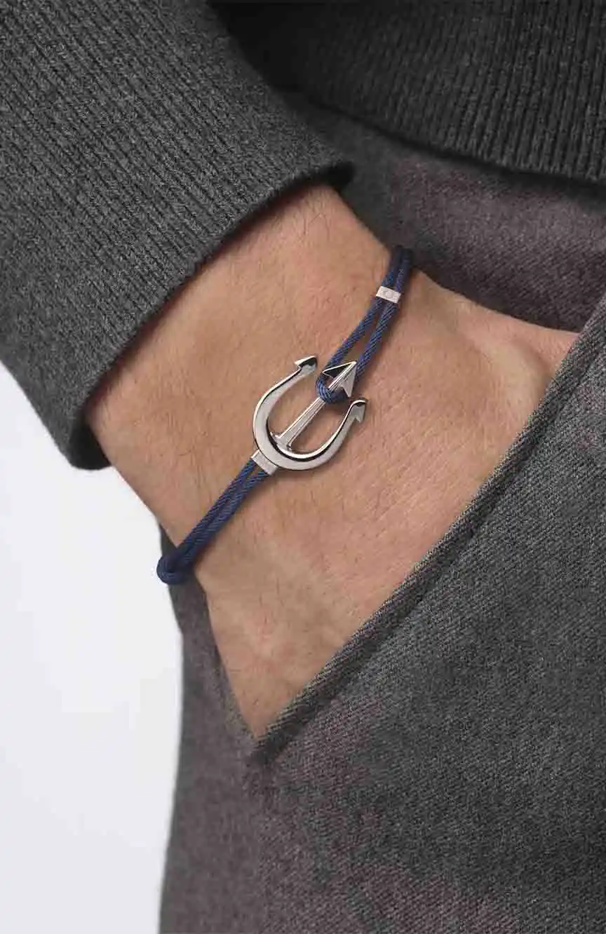OMEGA BRACELET CORD STAINLESS STEEL | RivoliShop.com