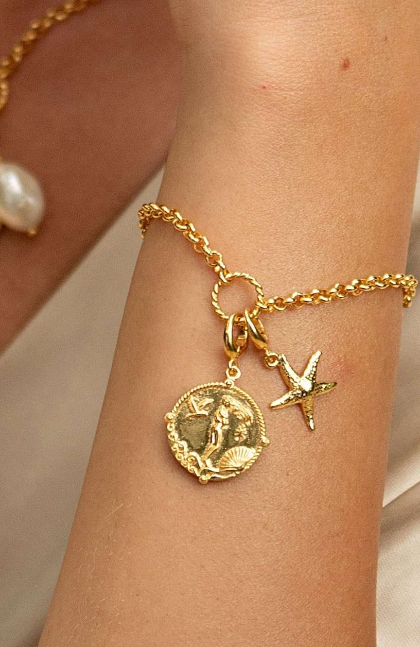 Lily Charmed Gold Plated Starfish Charm