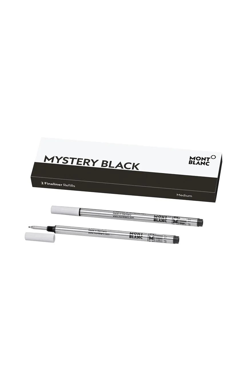 

Montblanc | 2 Fineliner Refills Medium, Mystery Black