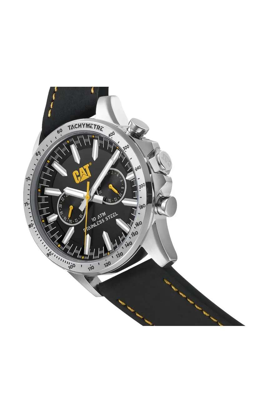 Cat Men Quartz Leather Watch