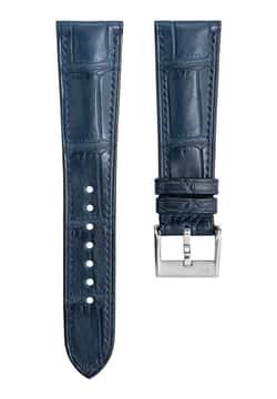 Delugs Leather - Matte Navy Alligator Signature Strap