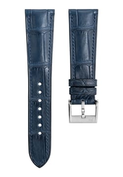 Delugs Leather - Matte Navy Alligator Signature Strap