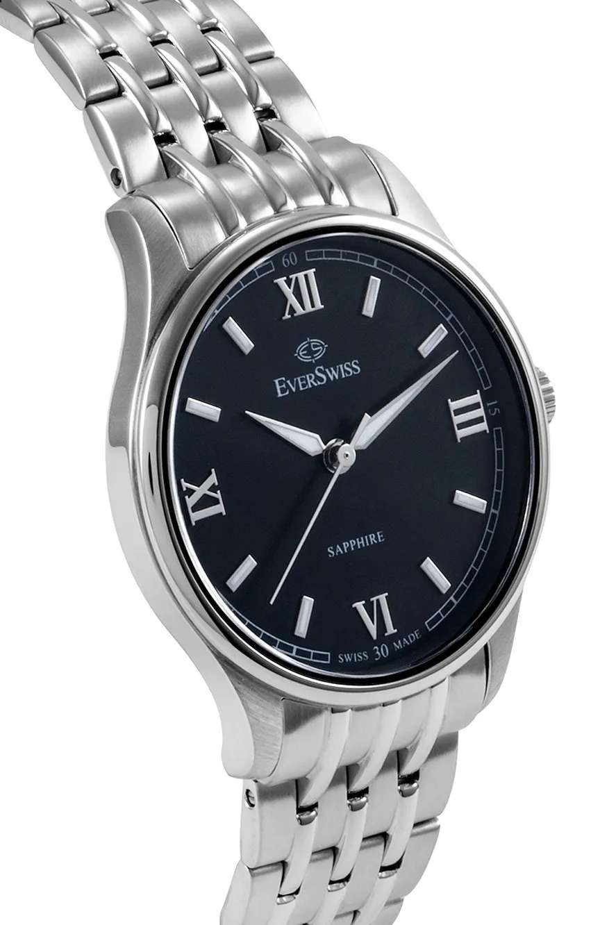 EverSwiss Gents Silver Stainless Steel watch