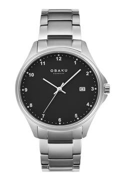 Obaku ساعة كوارتز بسوار ستانلس إستيل للنساء
