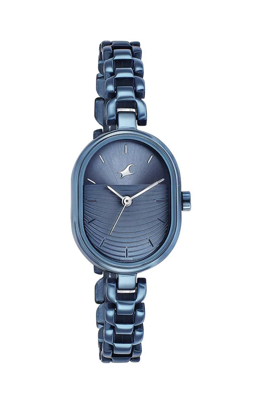

Titan | Fastrack Style Up Blue Dial Metal Strap Watch for Girls