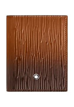Montblanc Card Holder 4cc in Corteccia Sfumato Leather