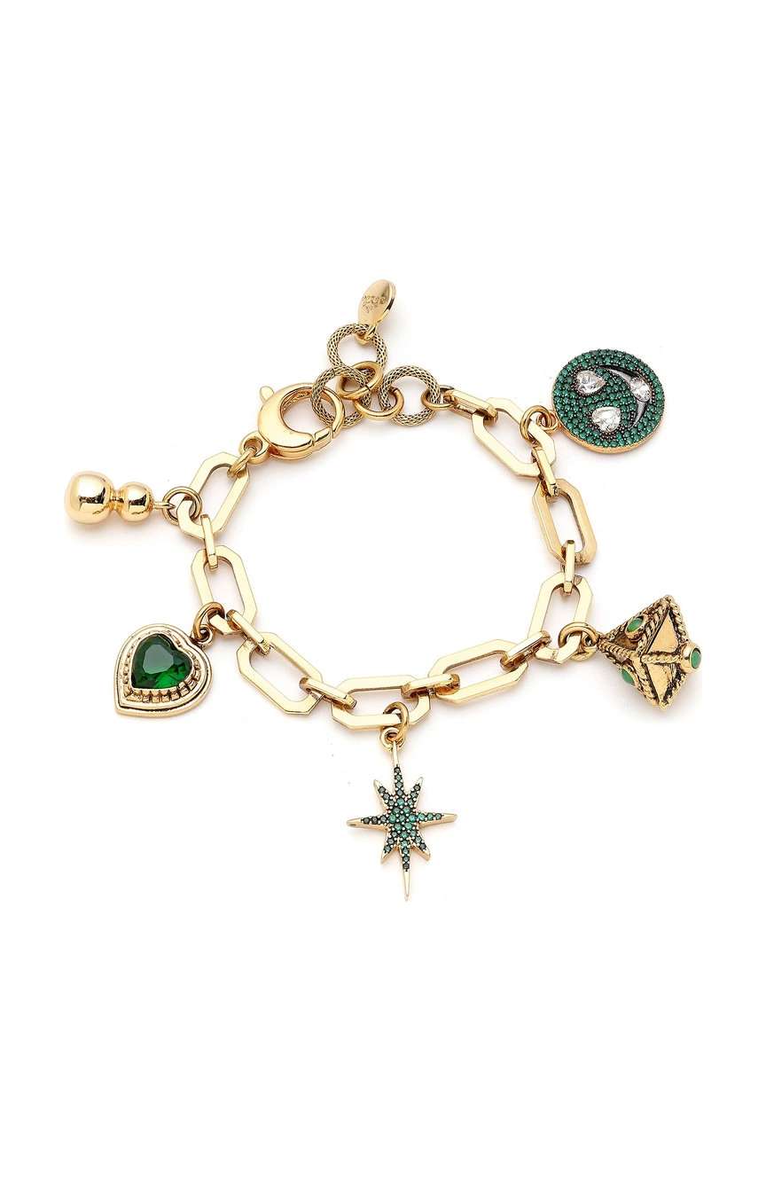 Mon Reve Heart Charm Chain bracelet