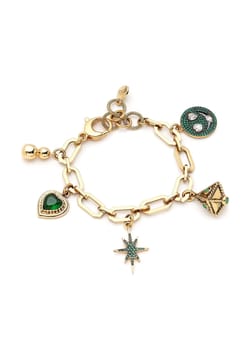 Mon Reve Heart Charm Chain bracelet