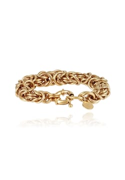 Gas Bijoux Gold Plated Mesh Chain Bracelet