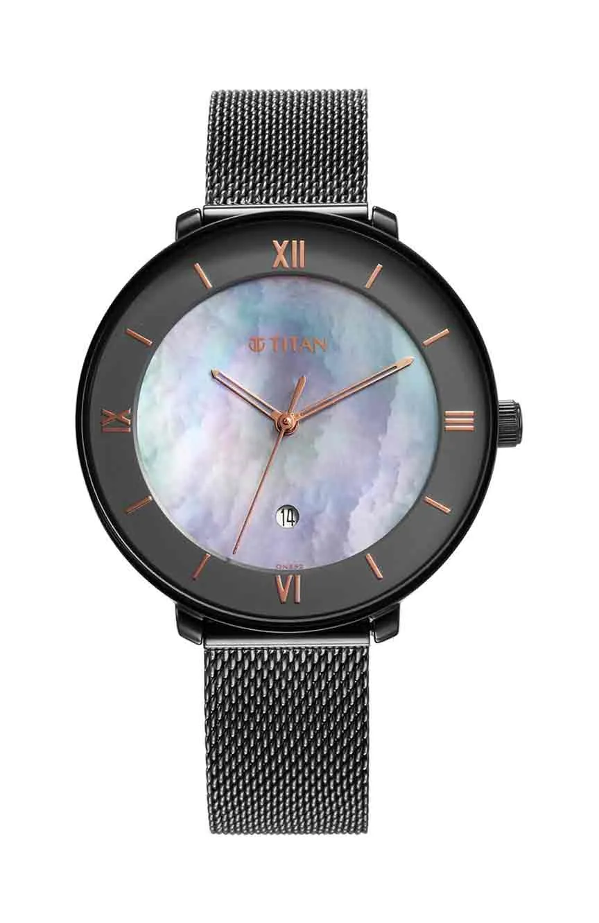 

Titan | Titan Workwear Mother Of Pearl Dial Stainless Steel Strap Watch for Women