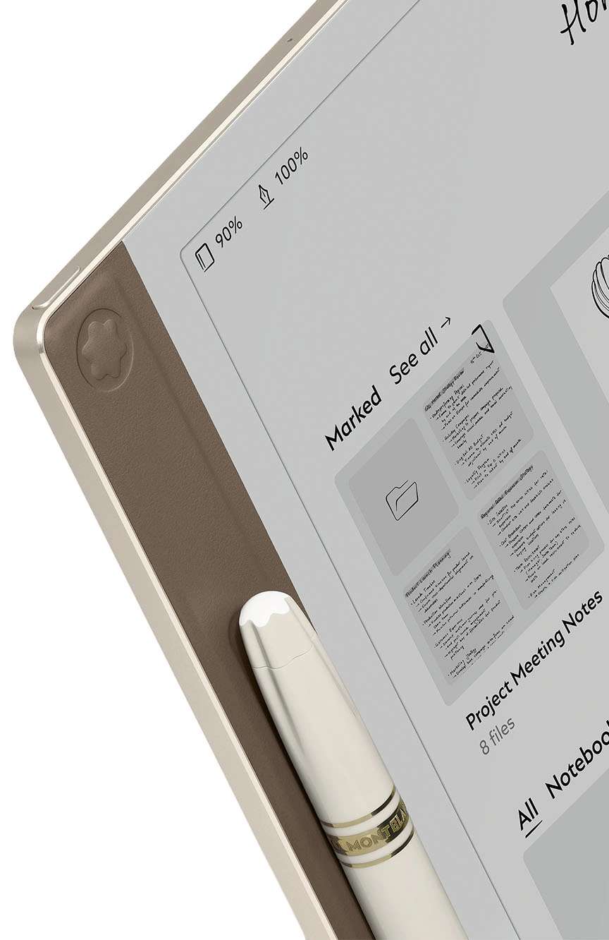 Montblanc Digital Paper Elixir Gold color