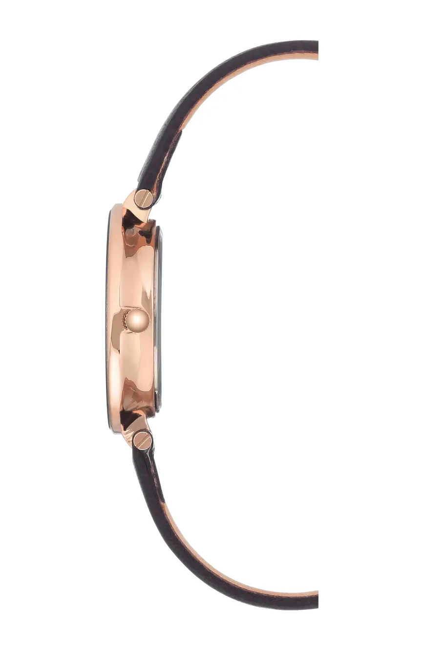 Anne Klein Women's Analog Leather | RivoliShop.com