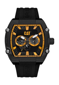 Cat Men Quartz Silicone Watch