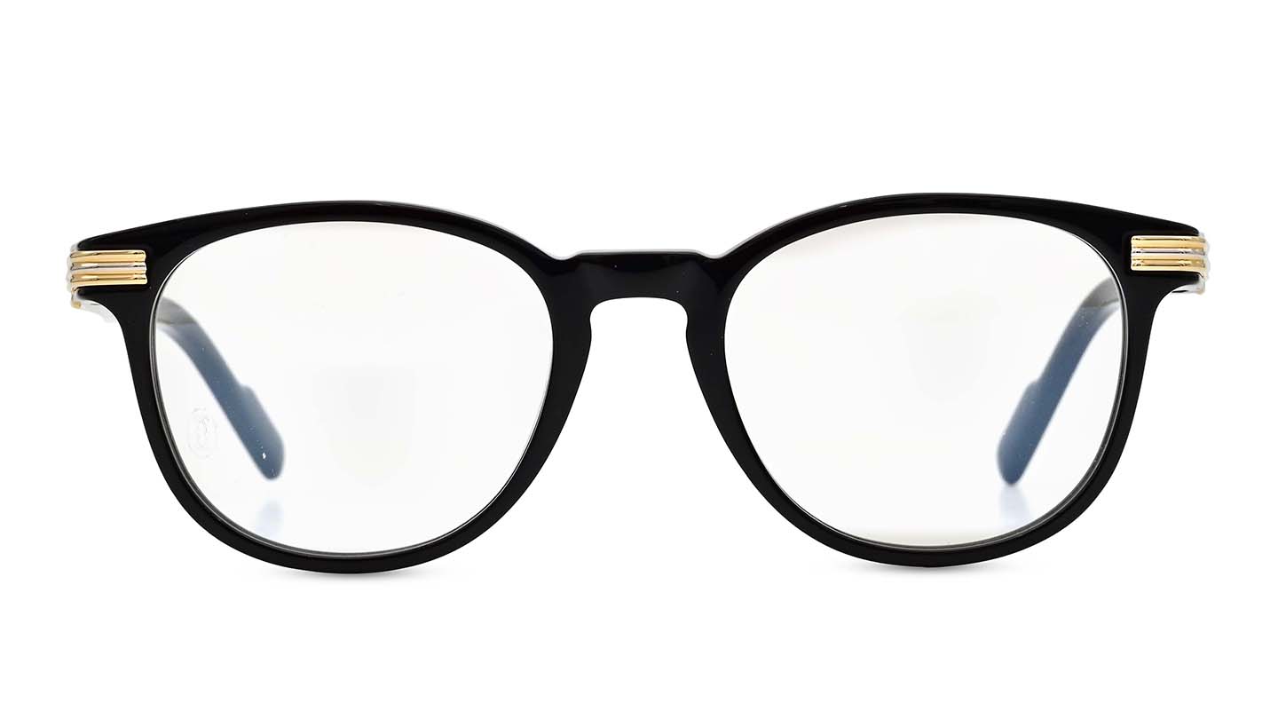 Cartier Men Round Havana Eyeglass 